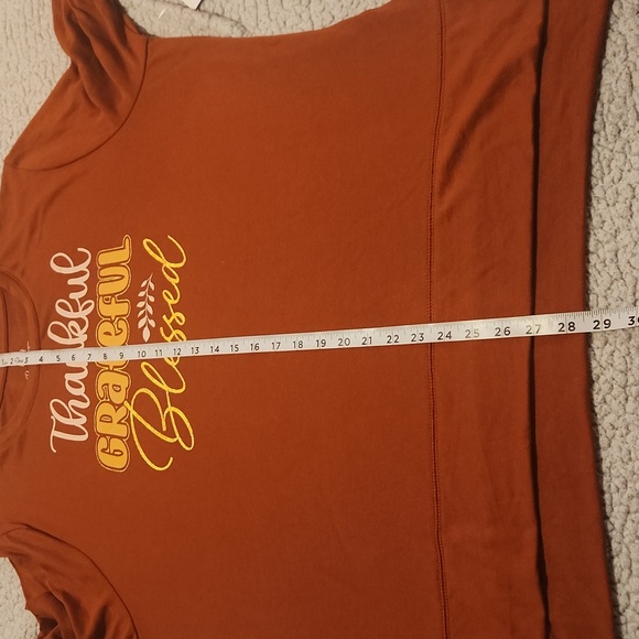 Fall, Thanksgiving Women's, Comfy Casual Soft Crewneck Longsleeve Shirt - Picture 9 of 10